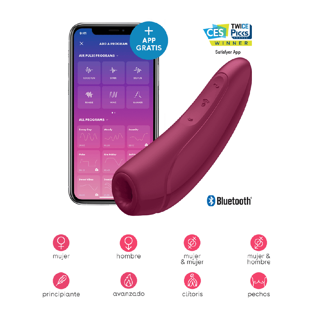 JUGUETES - SATISFYER CURVY 1+