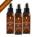 SASHINE MINOXIDIL 5% 60ML PAQ 3 PZS