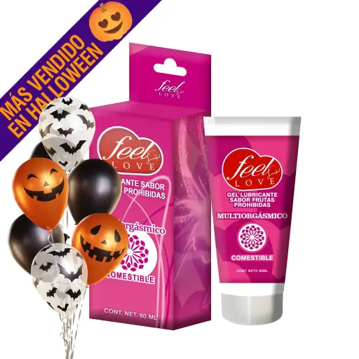 Lubricante Feel Love 60ml MULTIORGASMICO FRUTAS PROHIBIDAS
