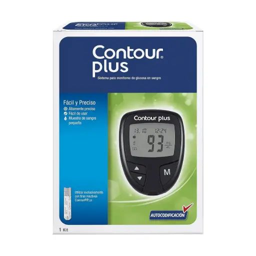 SASHINE GLUCOMETRO CONTOUR PLUS