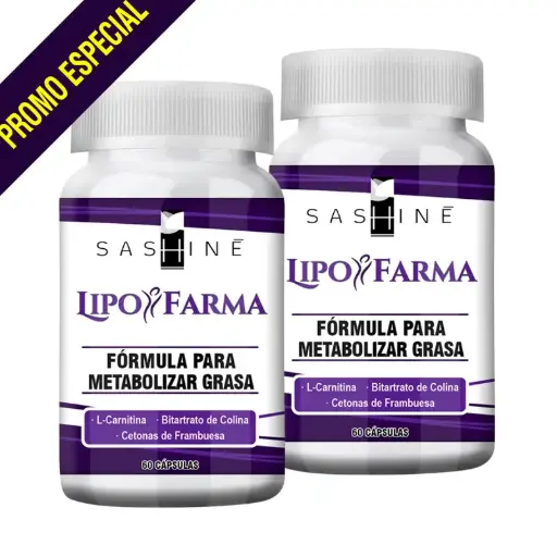 SASHINE LIPOFARMA PAQ 2 PZS